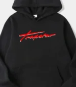 Felpa Con Cappuccio Trapstar Con Logo Rosso Nero