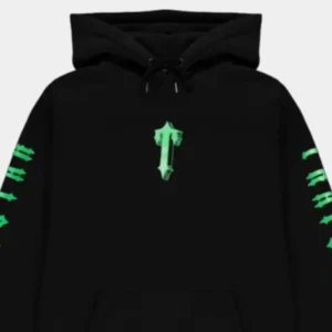 Felpa Dave Trapstar Nera-Verde