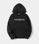 Felpa con cappuccio T-Faces di Trapstar Places nera