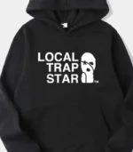 Felpa con cappuccio Trapstar stampata locale nera