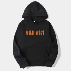 Felpa nera del selvaggio West di Trapstar