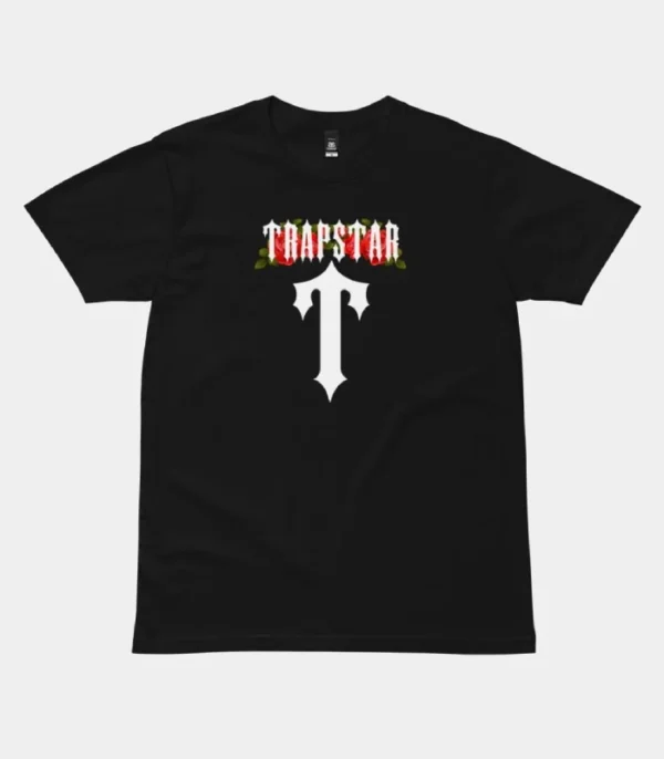 T-For Trapstar Rose Black T-Shirt