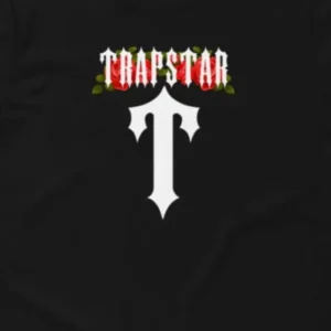 T-For Trapstar Rose Black T-Shirt