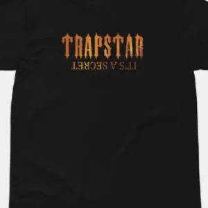 Trapstar It's A Secret Fire Black T-Shirt