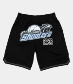 Pantaloncini da basket Trapstar Shooters SS23 Neri-Ghiaccio