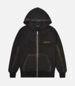 Felpa con cappuccio Trapstar Hyperdrive nera lavata