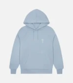 Felpa con cappuccio Trapstar Foundation azzurra
