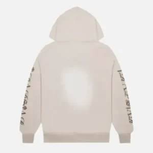 Felpa con cappuccio Trapstar Script Spray Sand