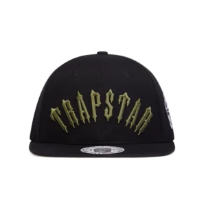 Trapstar Irongate Hat Arch Snapback – Nero/Oliva