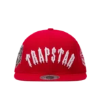 Trapstar Irongate Hat Arch Snapback – ROSSO/BIANCO